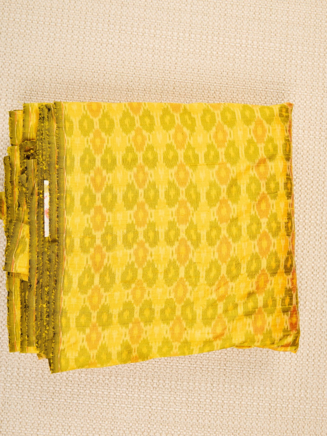 Pure Handloom Ikath Raw Silk