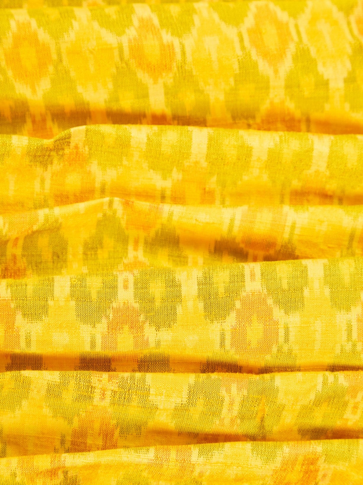 Pure Handloom Ikath Raw Silk