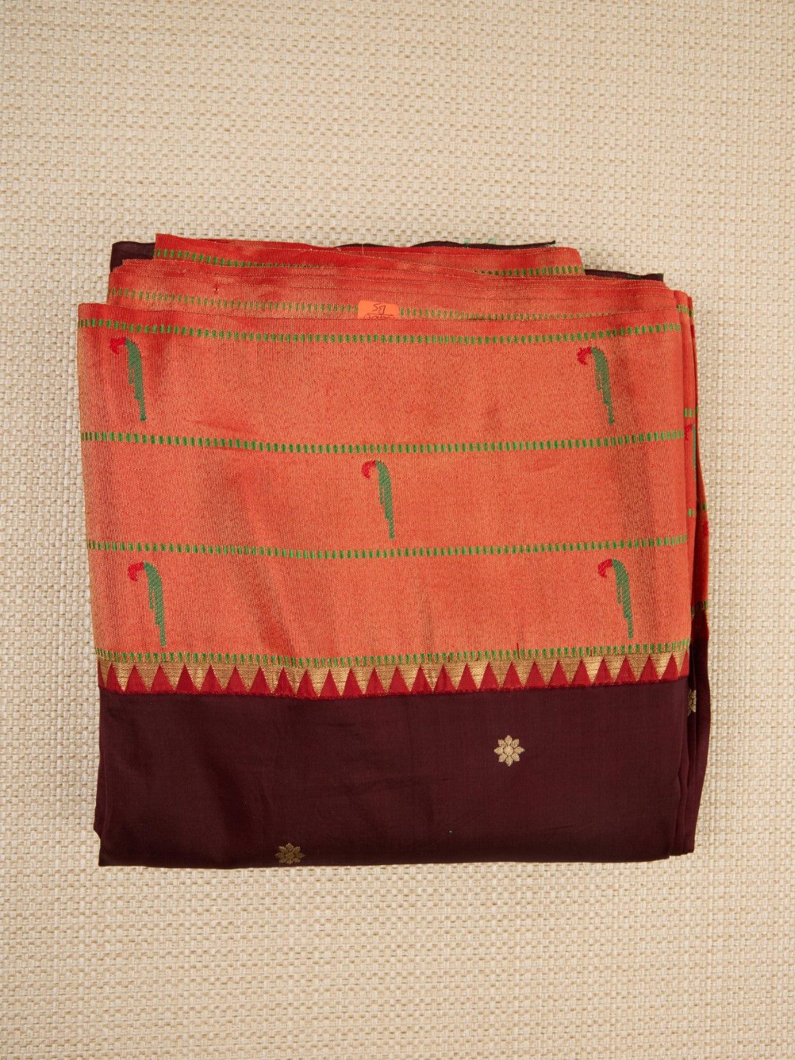 Pure Handloom Silk with Heritage Paithani Muniya Border