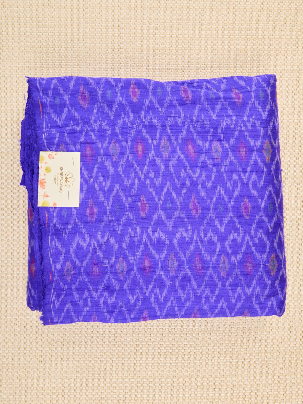Pure Powerloom Ikath Raw Silk