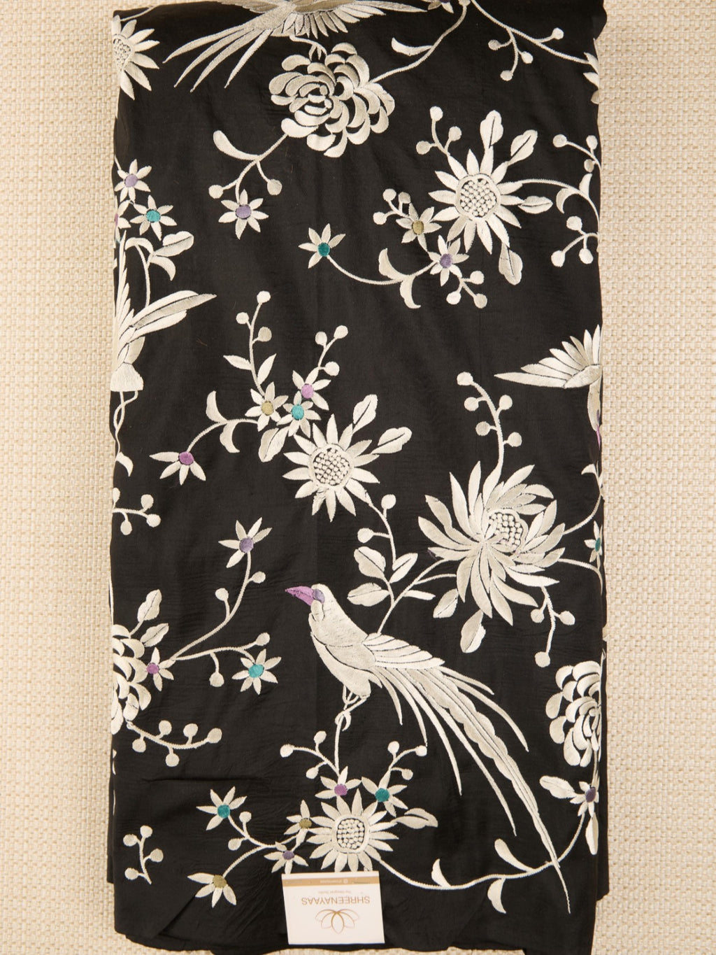 Pure Silk with Timeless Parsi Embroidery Artistry