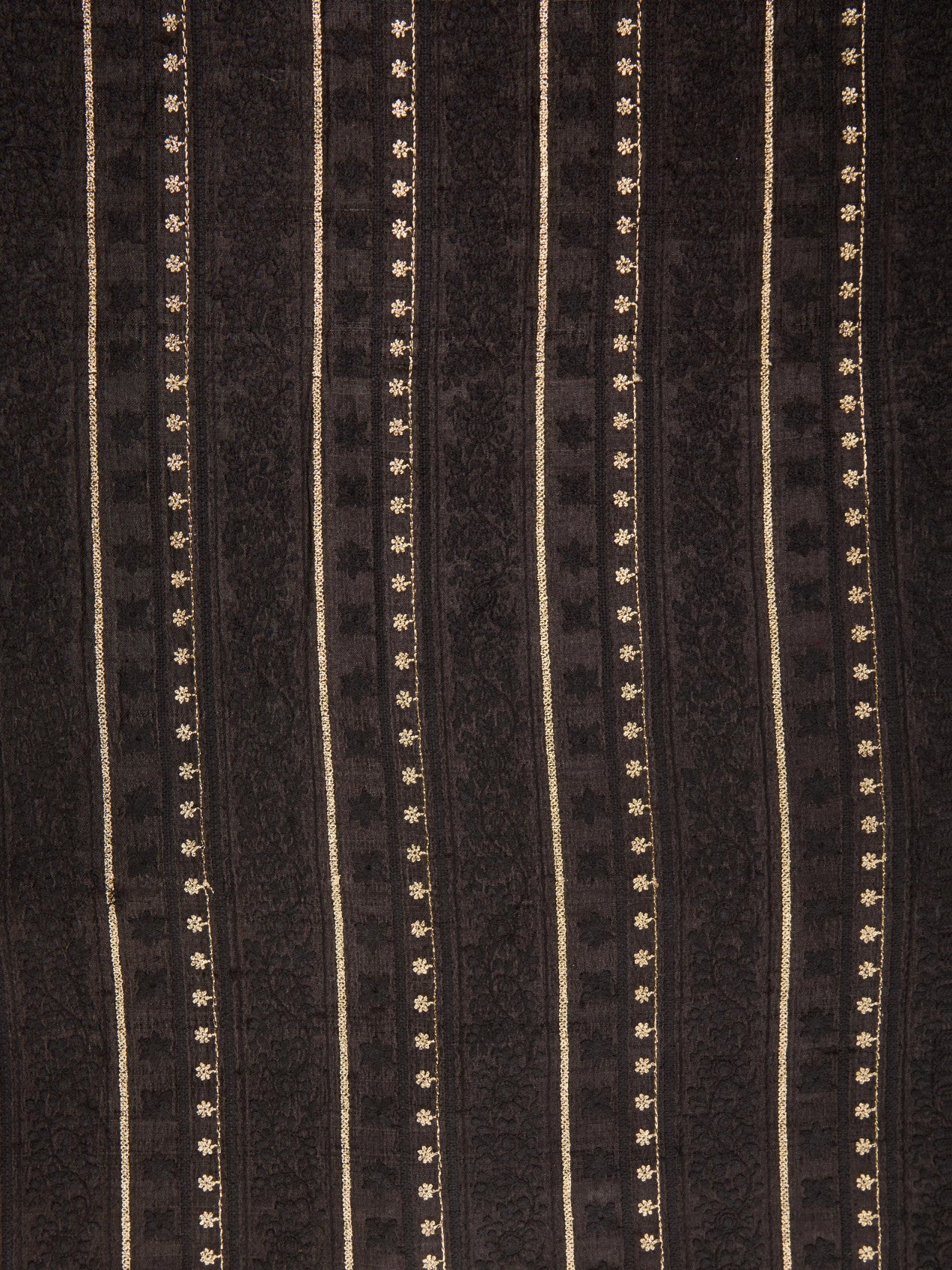 Pure Tusser Fabric with Sophisticated Thread & Zari Work