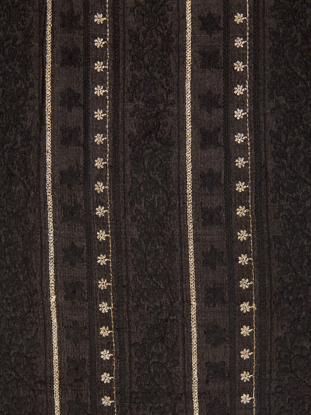 Pure Tusser Fabric with Sophisticated Thread & Zari Work
